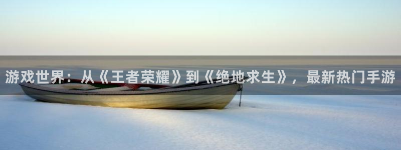 沐鸣注册网站：游戏世界：从《王者荣耀》到《绝地求生》，最新热