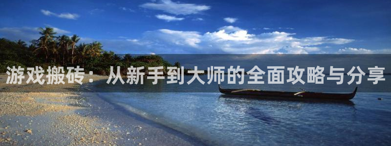 沐鸣娱乐注册登录平台官网：游戏搬砖：从新手到大师的全面攻略与